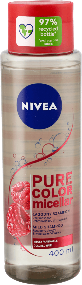 nivea szampon micelarny z octem malinowym