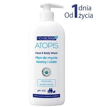 novaclear atopis face & body wash płyn do mycia twarzy