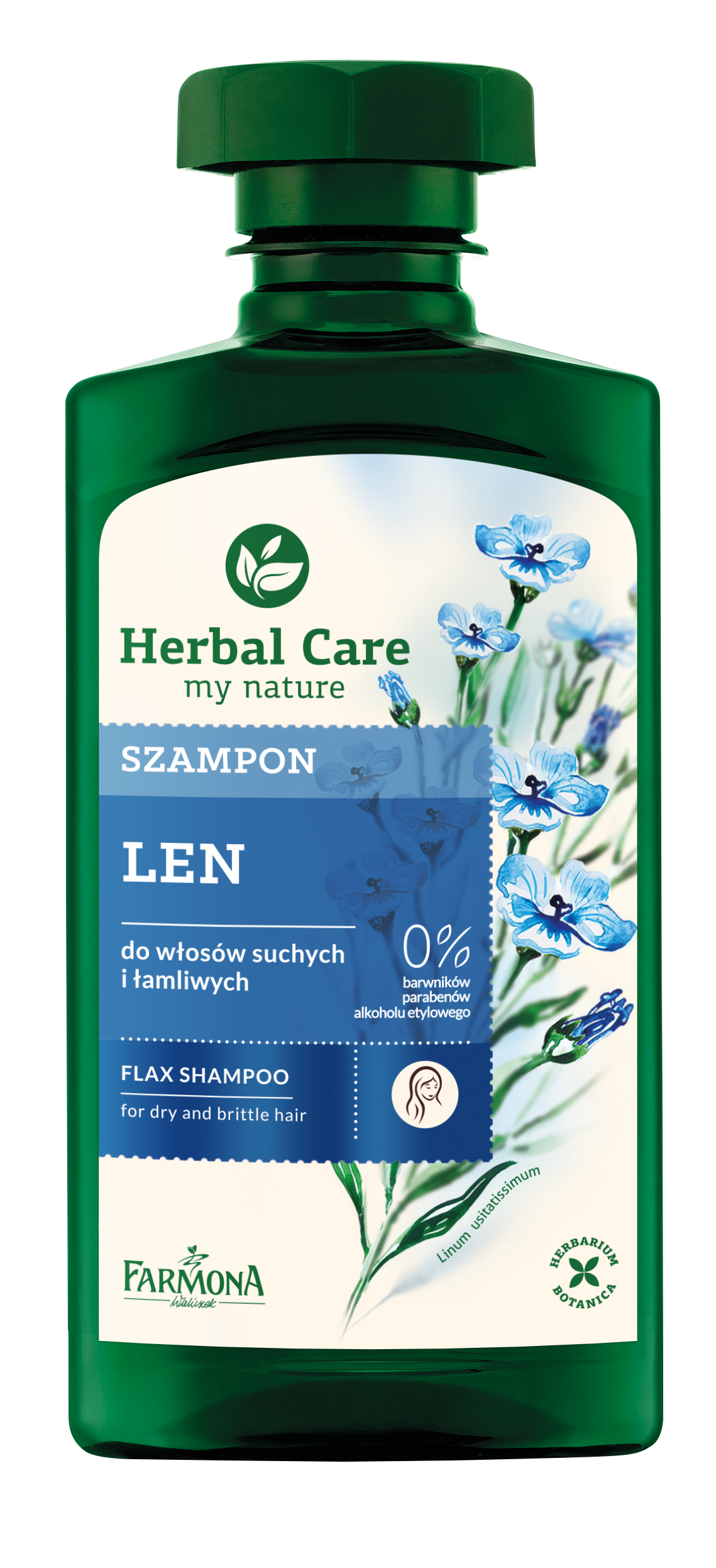 o herbal szampon len