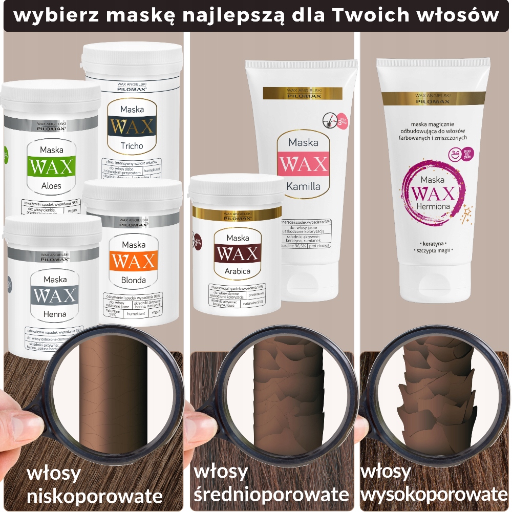 odżywka do włosów wax z aloesem