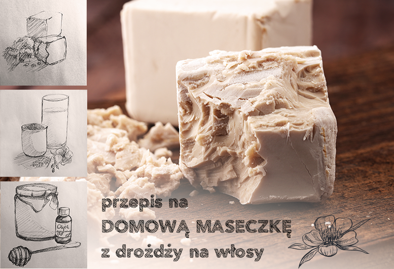 odżywka do włosów z drożdży i żółtka