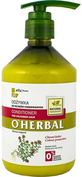 oherbal odżywka do włosów farbowanych