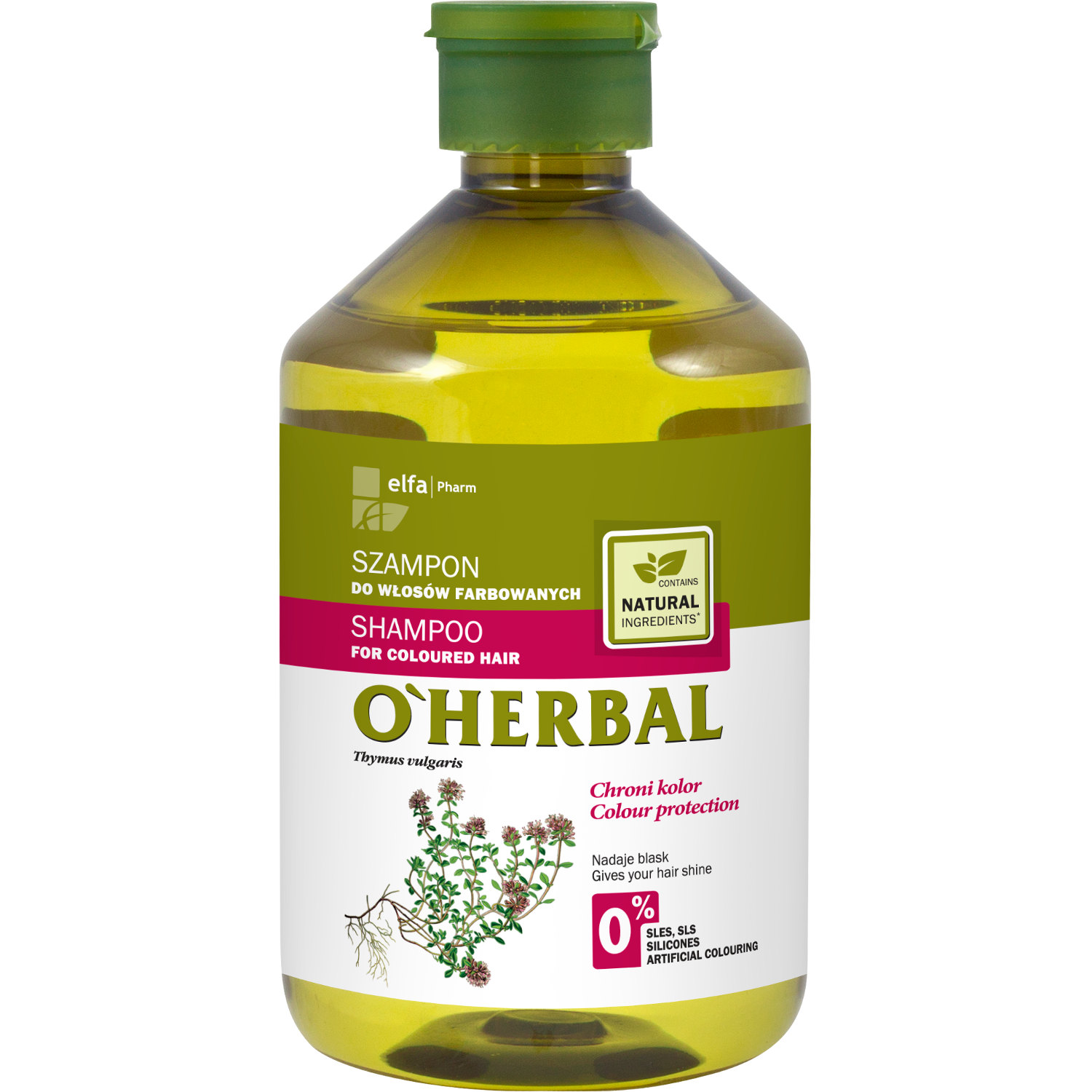 oherbal szampon kreconych