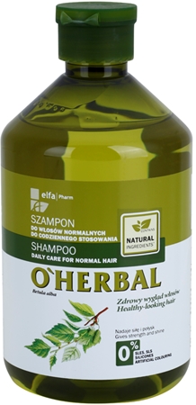 oherbal szampon objetosc