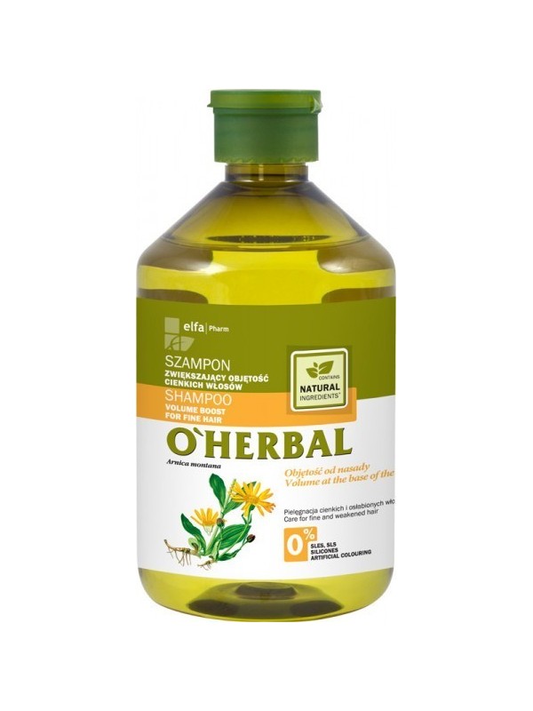 oherbal szampon zwiększający objętość