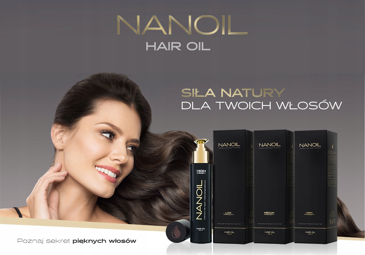 olejek do włosów nanoil