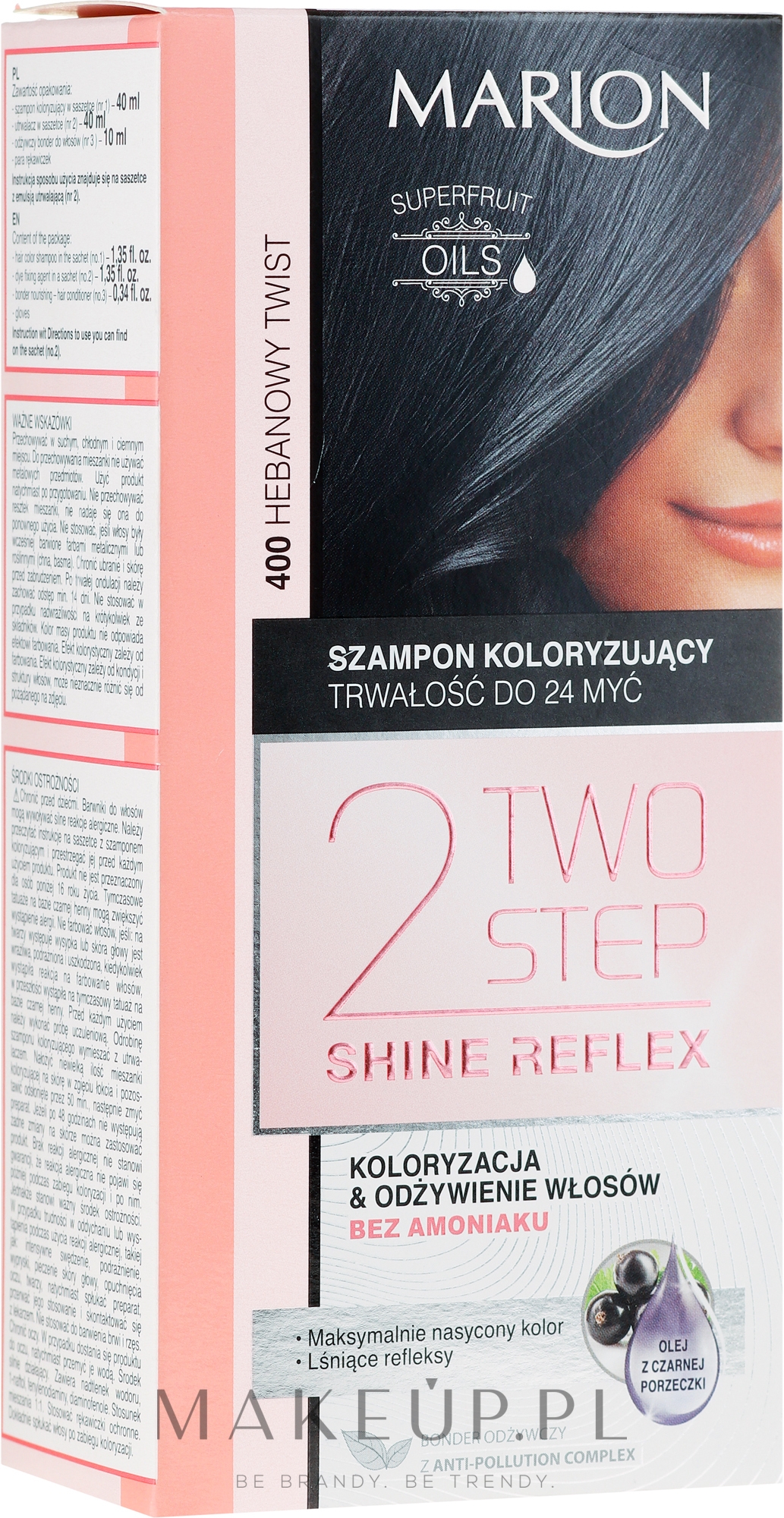 opinie szampon koloryzujący two step shine reflex