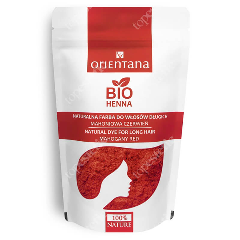 orientana bio henna bezbarwna odżywka do włosów 50g