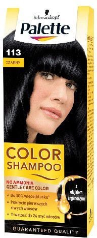 palette color shampoo szampon koloryzujący 113 czarny opinię