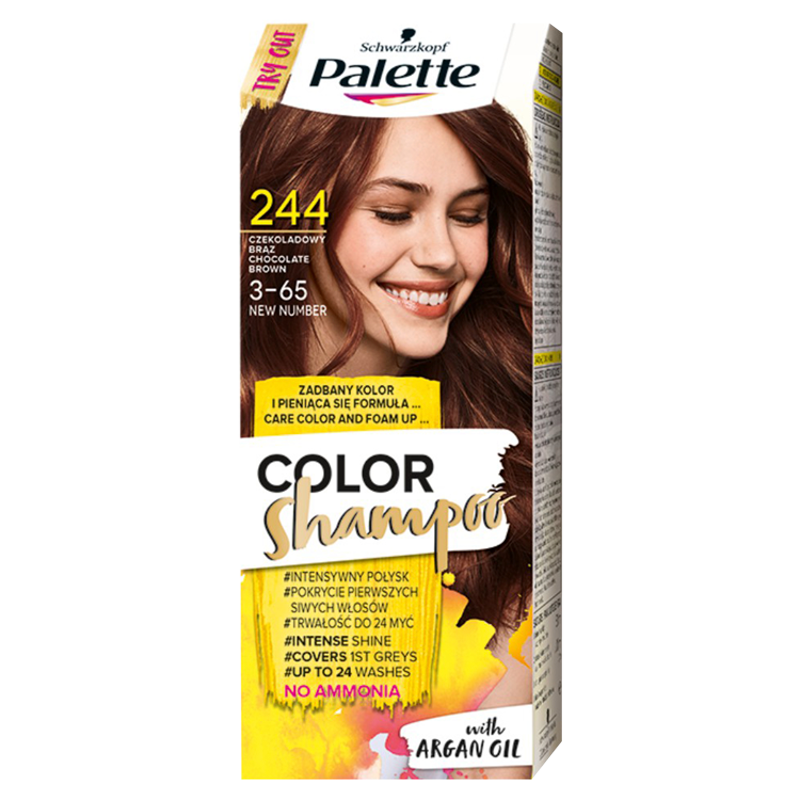 palette color shampoo szampon koloryzujący czekoladowy