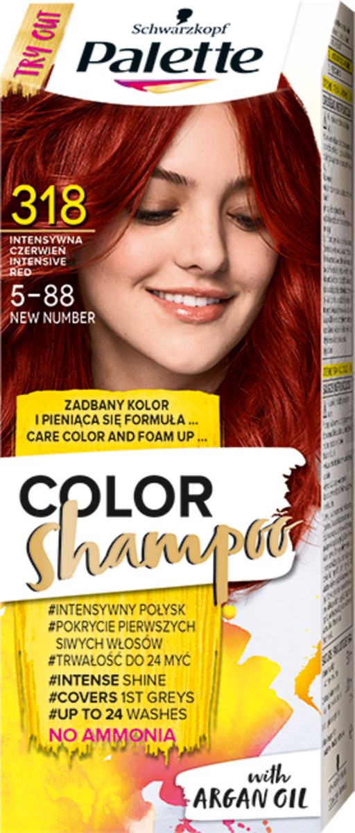 palette color shampoo szampon koloryzujący do włosów