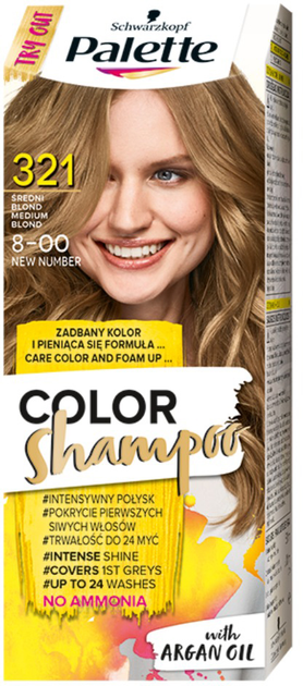 palette color shampoo szampon koloryzujący do włosów