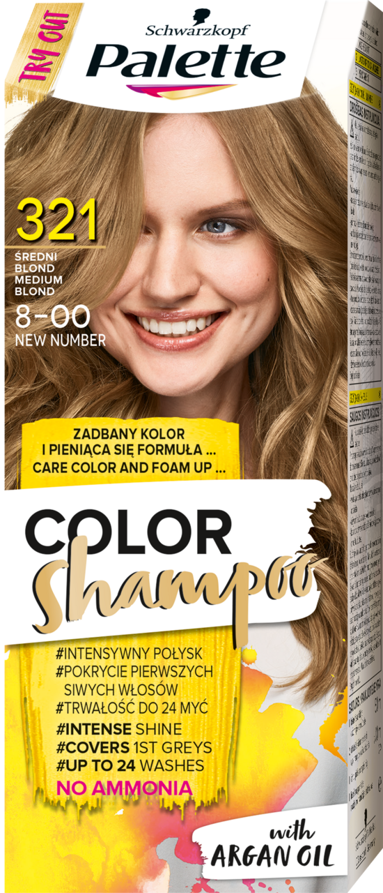 palette szampon koloryzujący ciemny blond