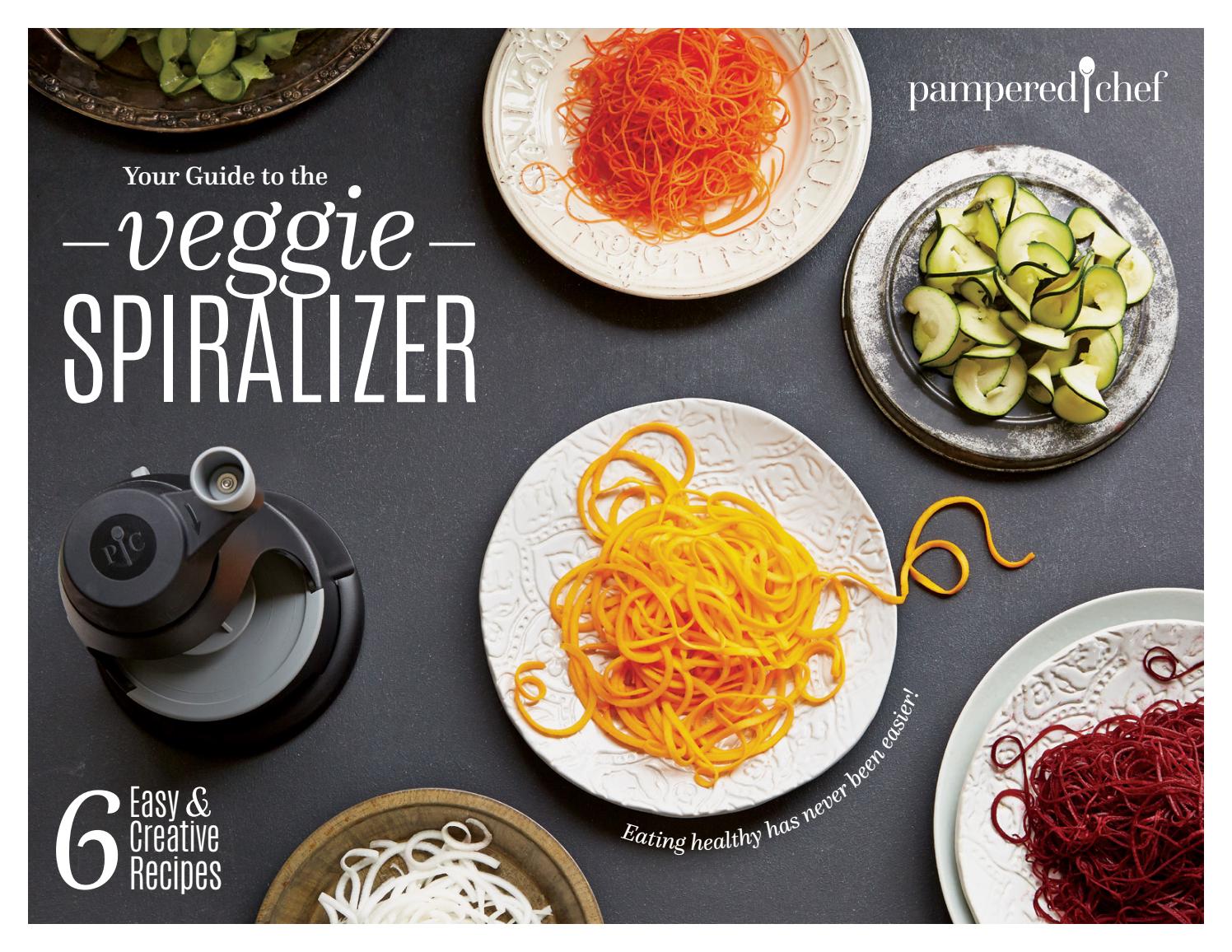 pampered chef spiralizer recipes