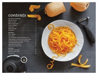 pampered chef spiralizer recipes