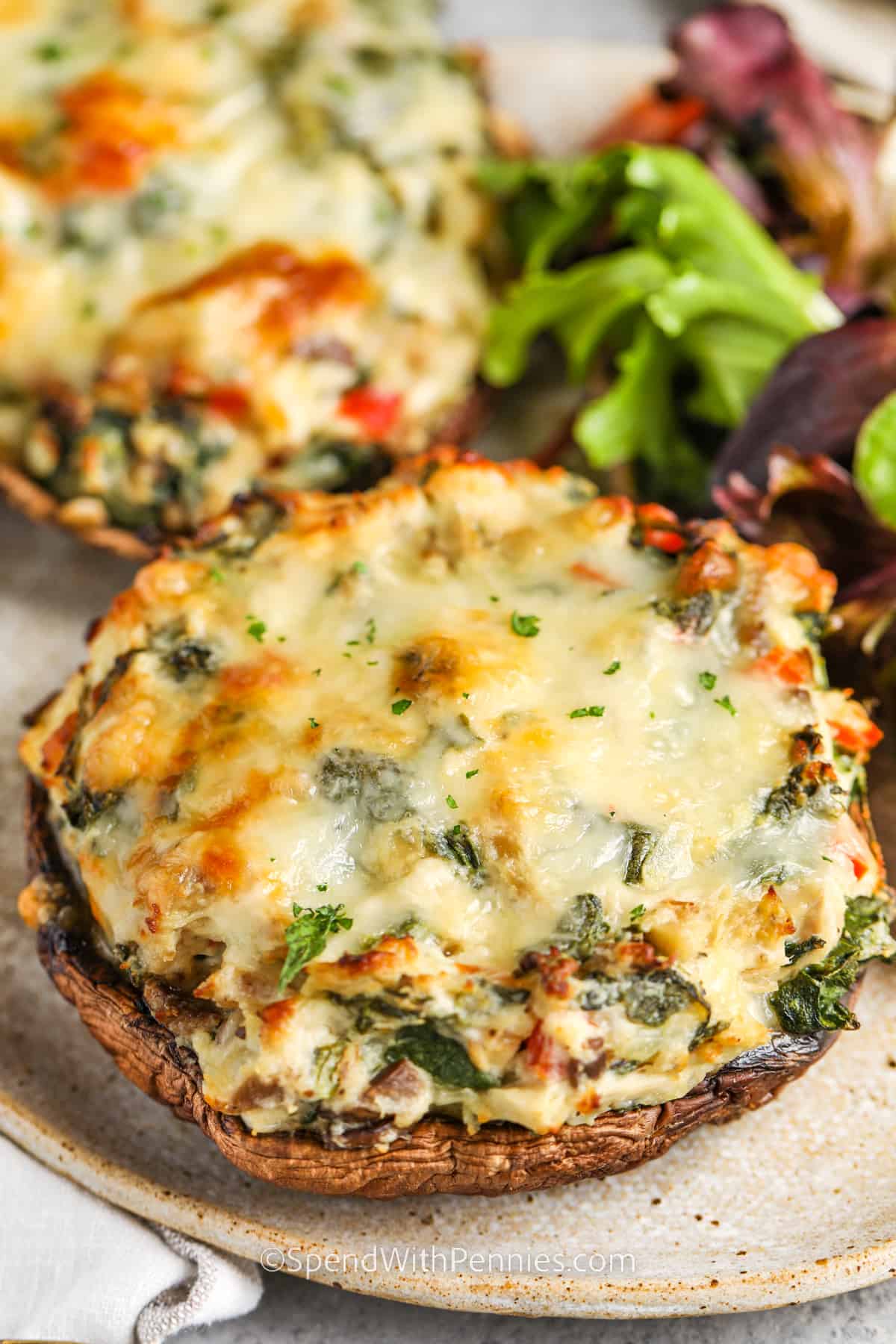 pampered chef stuffed portobello mushrooms