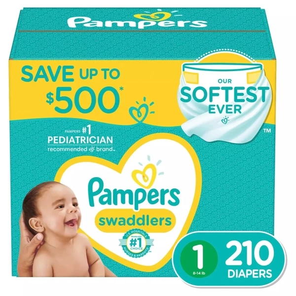 pampers 1 pampersy