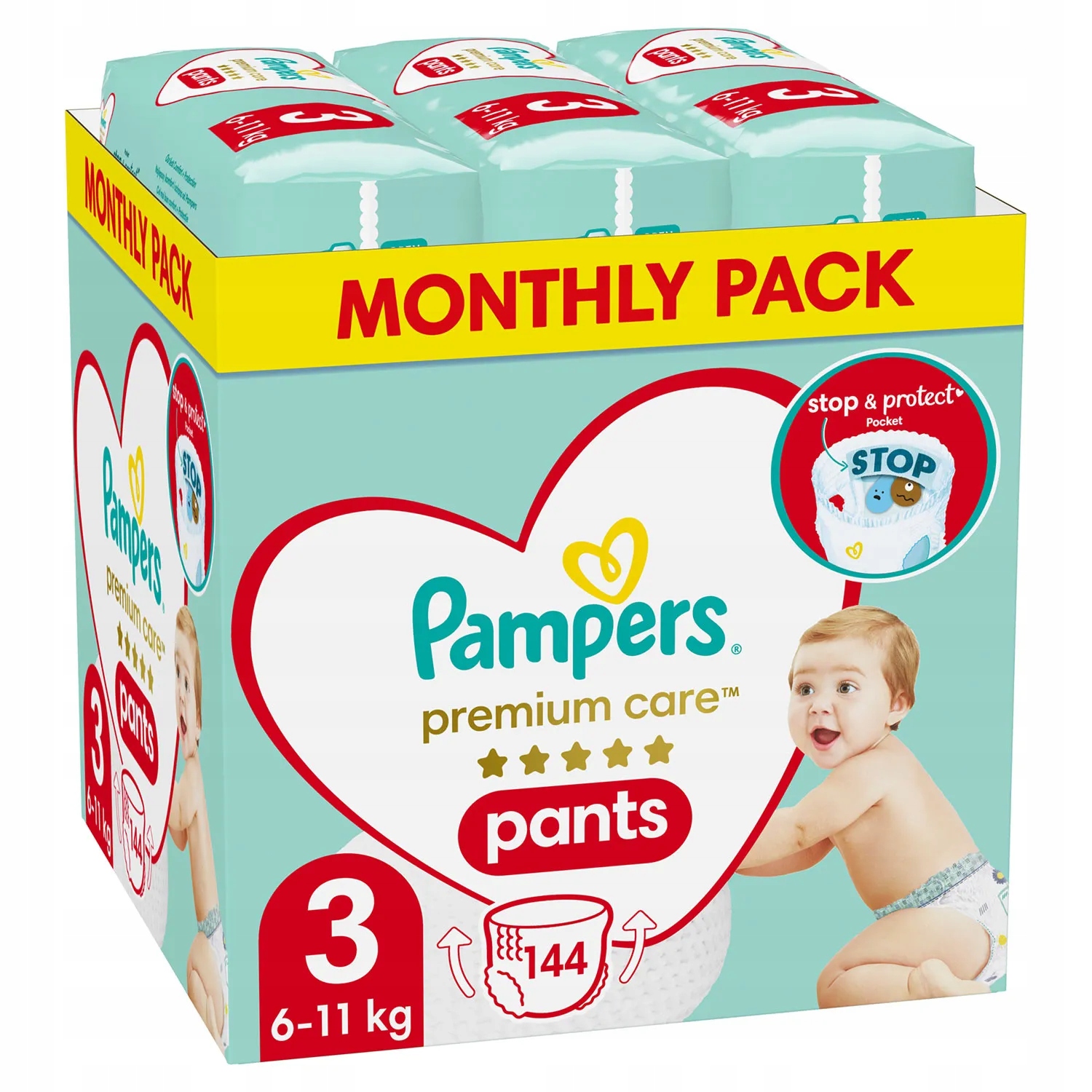 pampers 2 144 szt cena