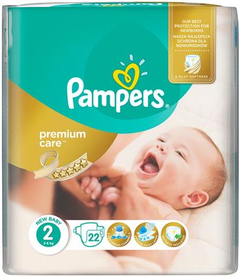 pampers 2 22szt