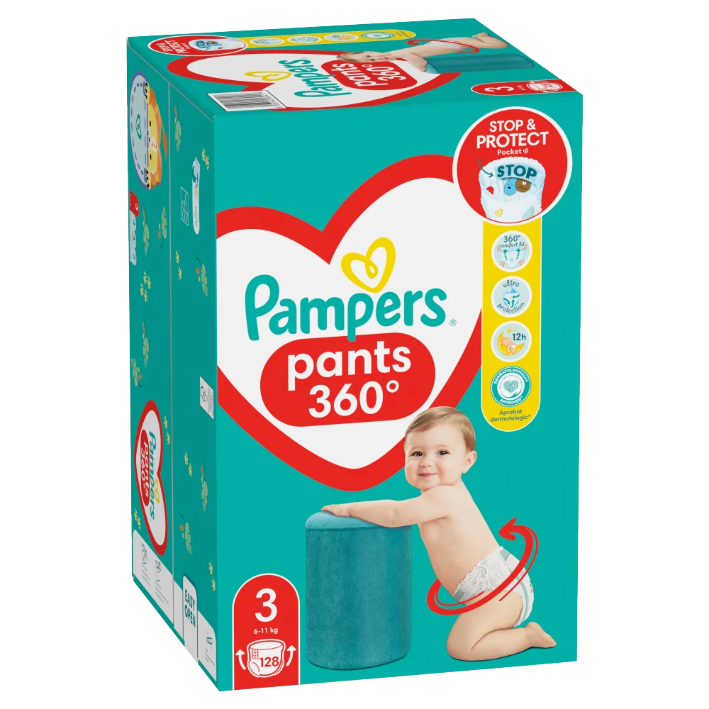 pampers 3 128 sztuk