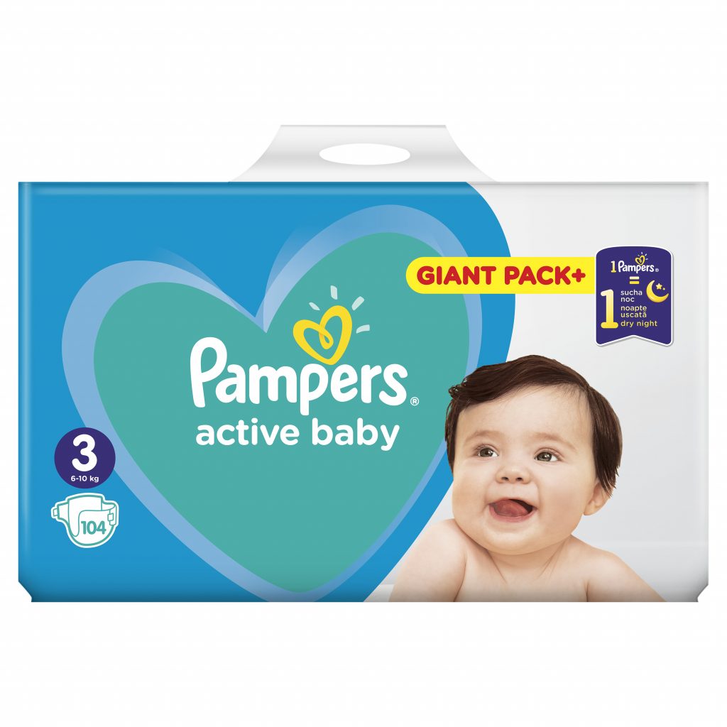 pampers 3 active baby 3