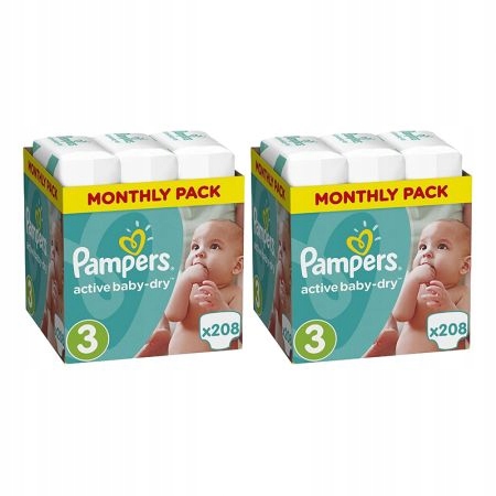 pampers 3 active baby dry allegro