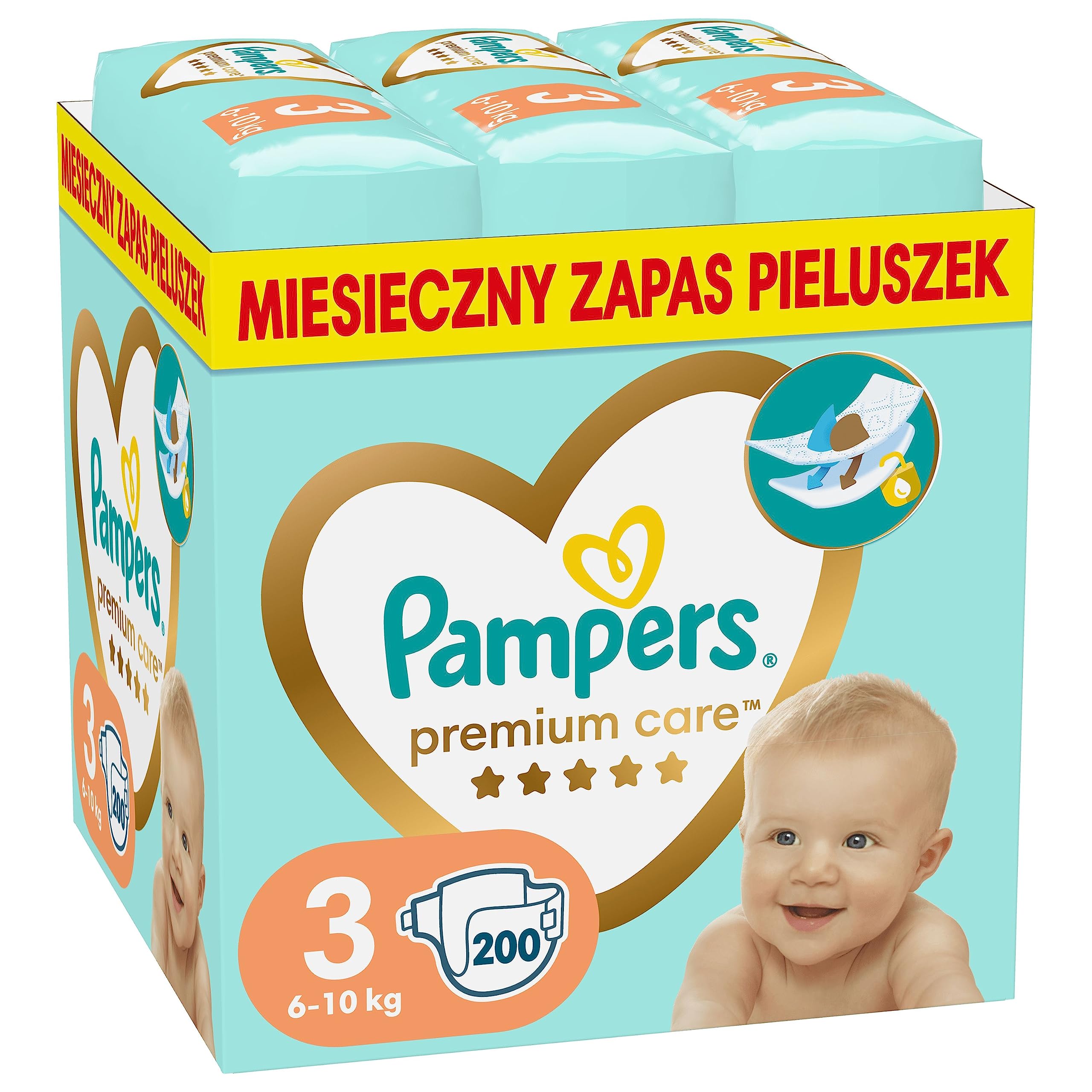 pampers 3 na ile miesiecy