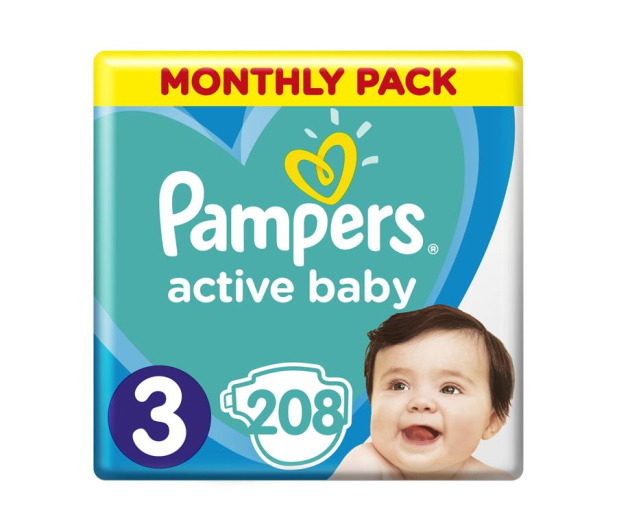 pampers 3 zapas na miesiąc