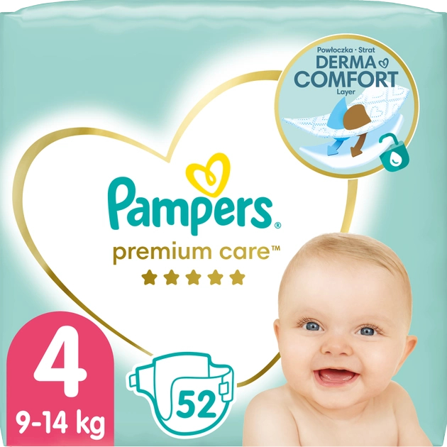 pampers 4 52szt