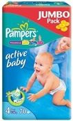 pampers 4 70 szt