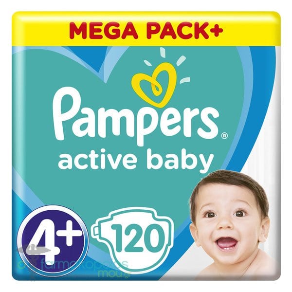 pampers 4 active baby mega pack