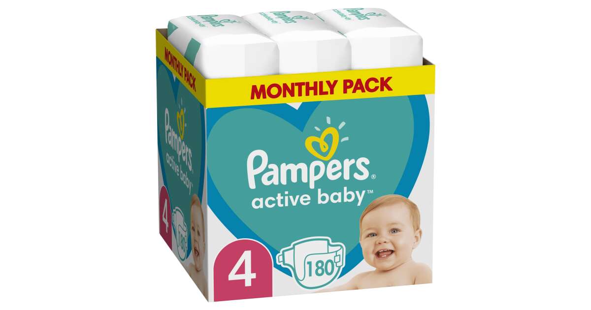 pampers 4 mega box 174