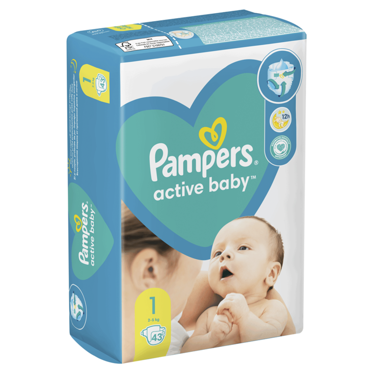 pampers 43 szt