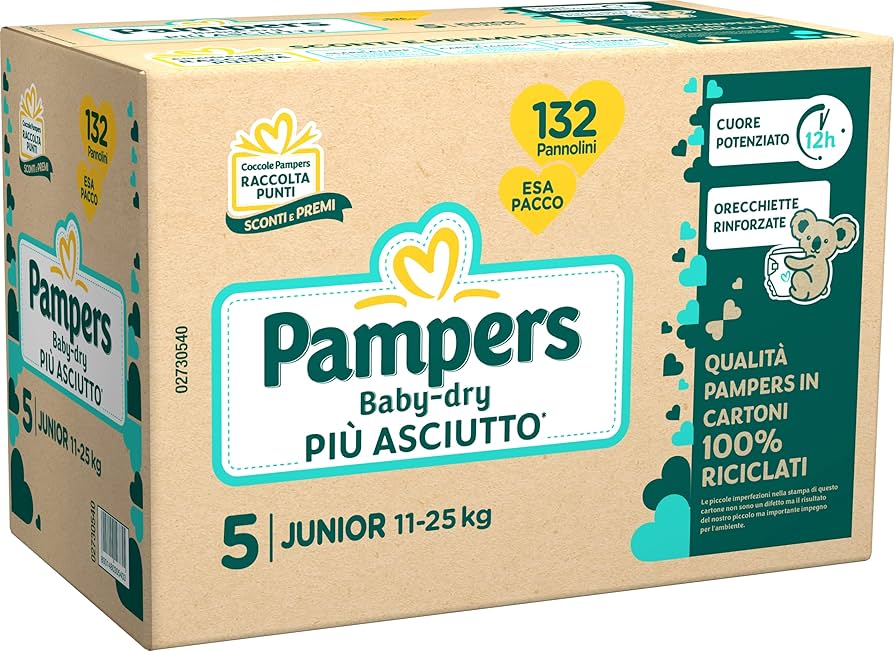 pampers 5 132 szt