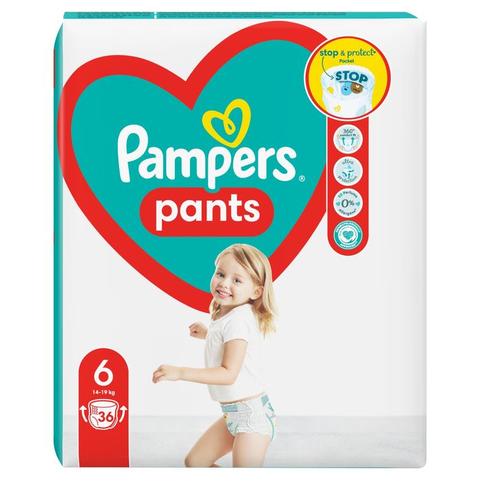 pampers 6 36 sztuk