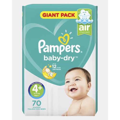 pampers 70 pack size 4 plus