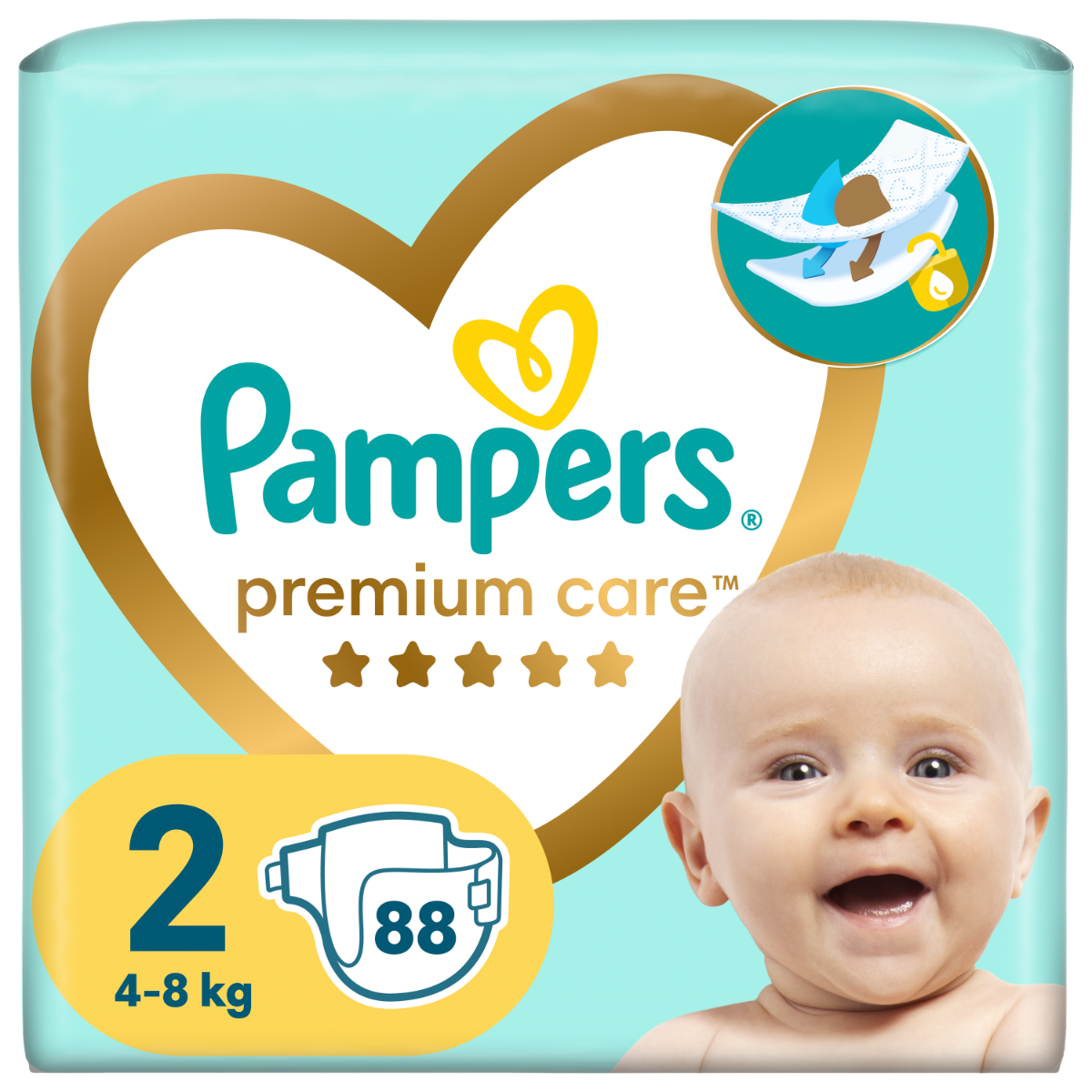 pampers 88szt