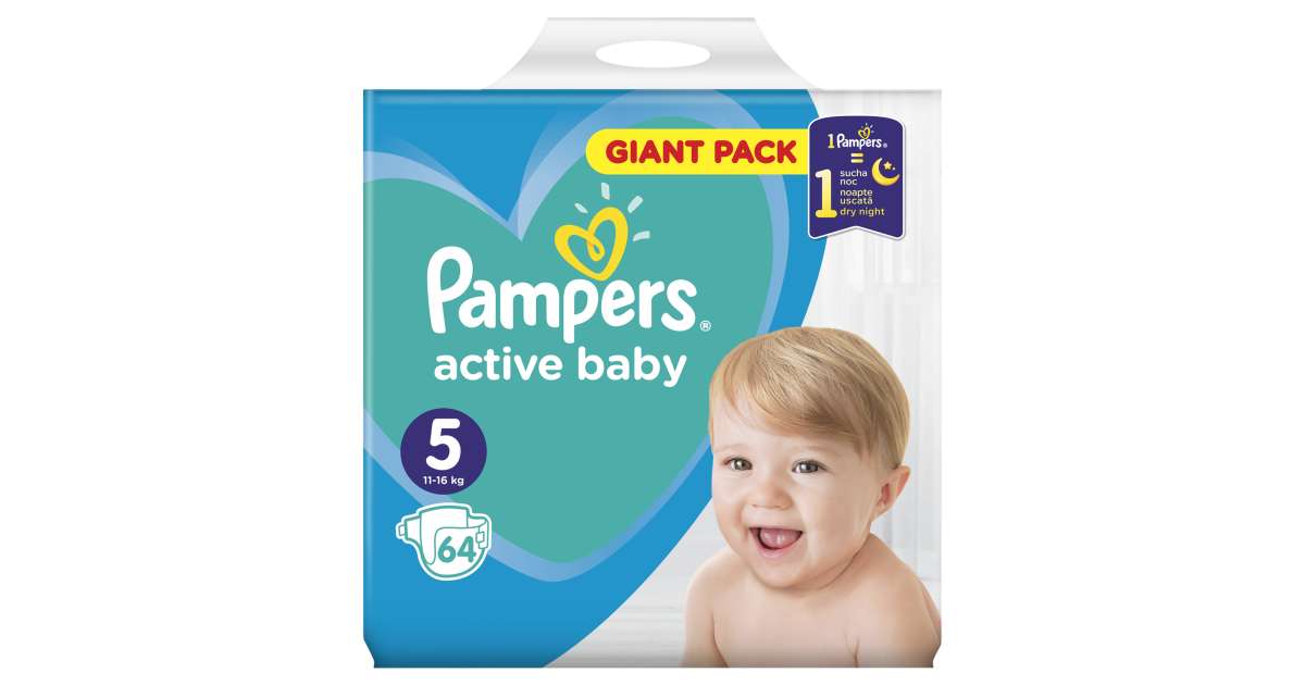 pampers activ baby 5 cena