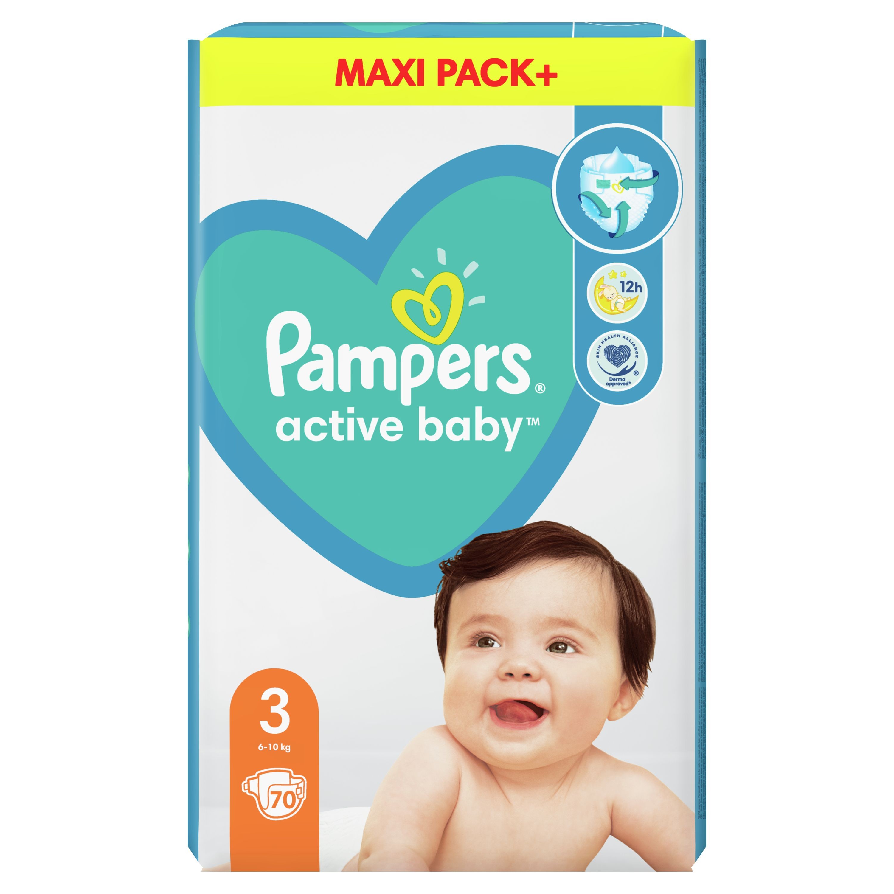 pampers active baby 3 74 szt