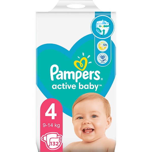 pampers active baby 4 mega pack