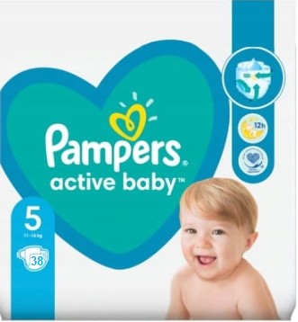 pampers active baby 5 38szt