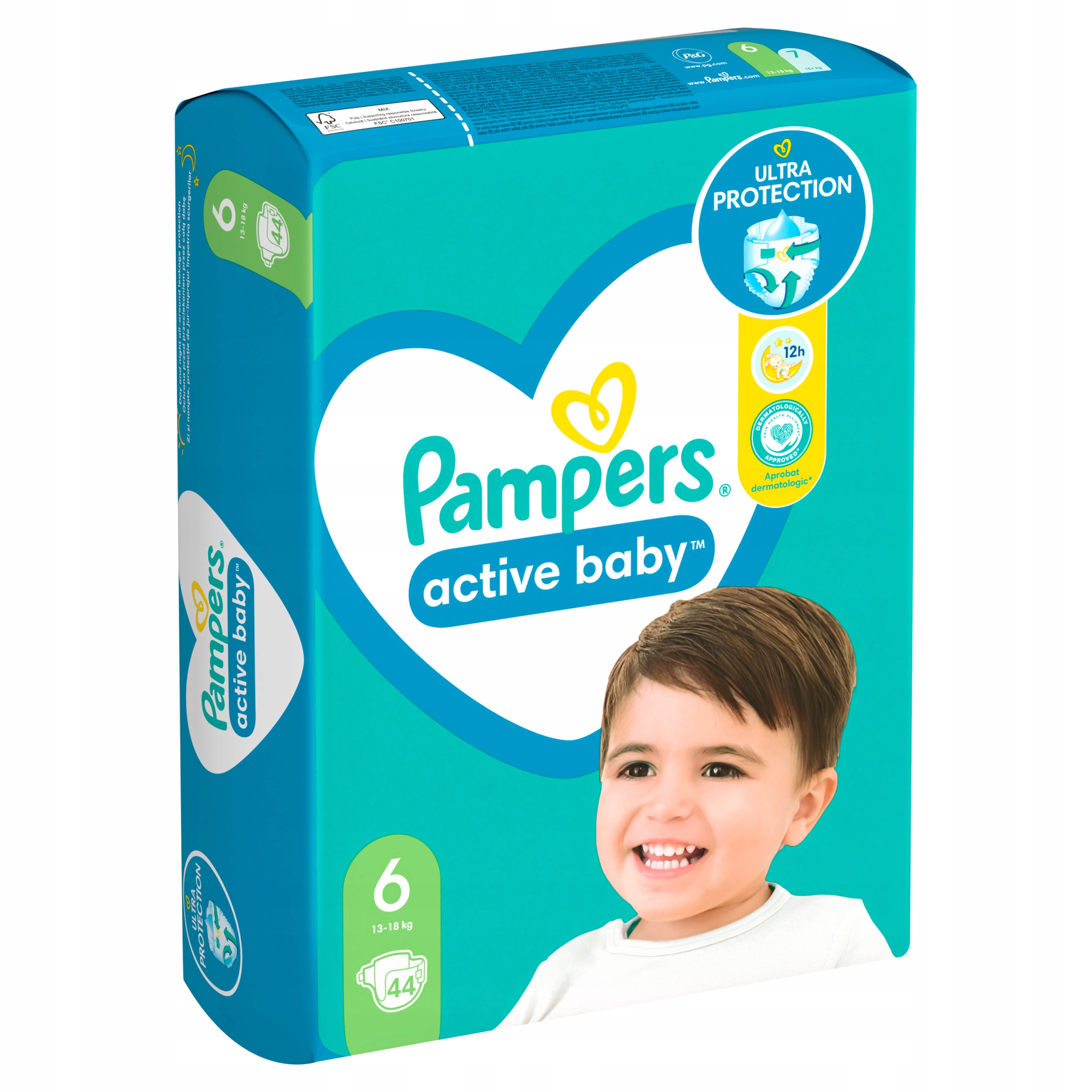 pampers active baby 6 44 szt