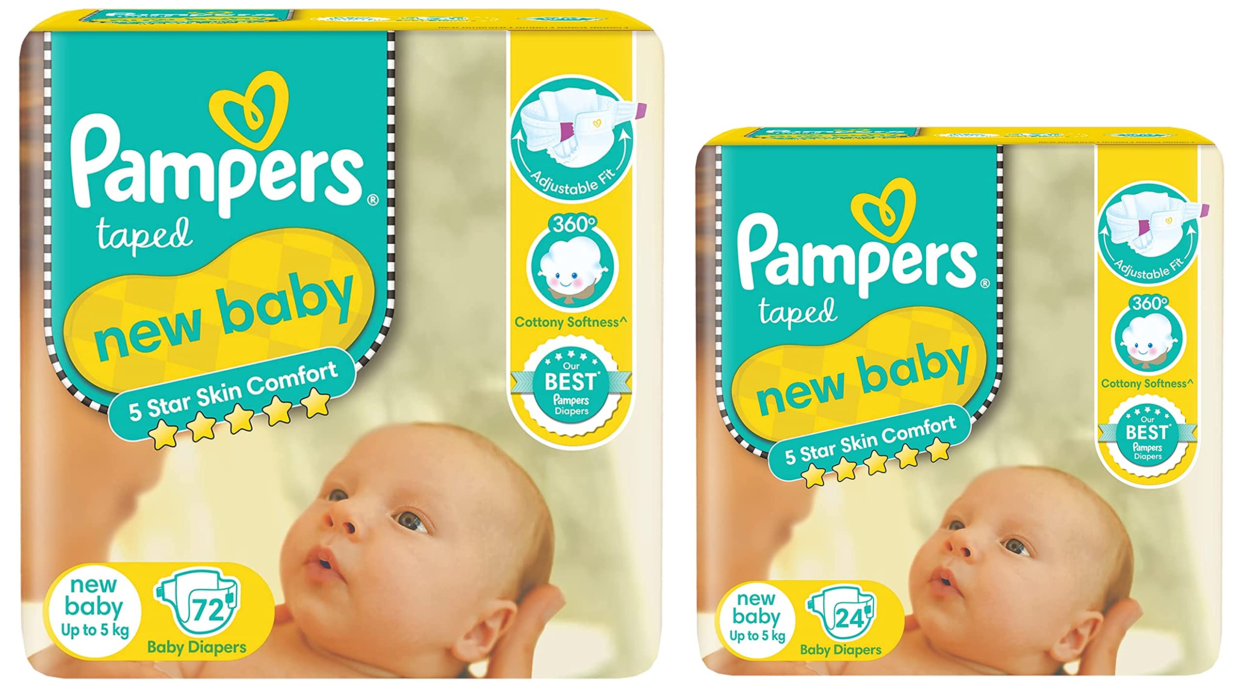 pampers active baby czy new baby