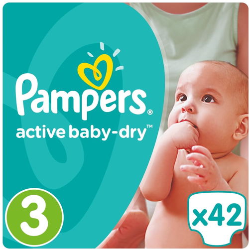 pampers active baby dry 3 midi