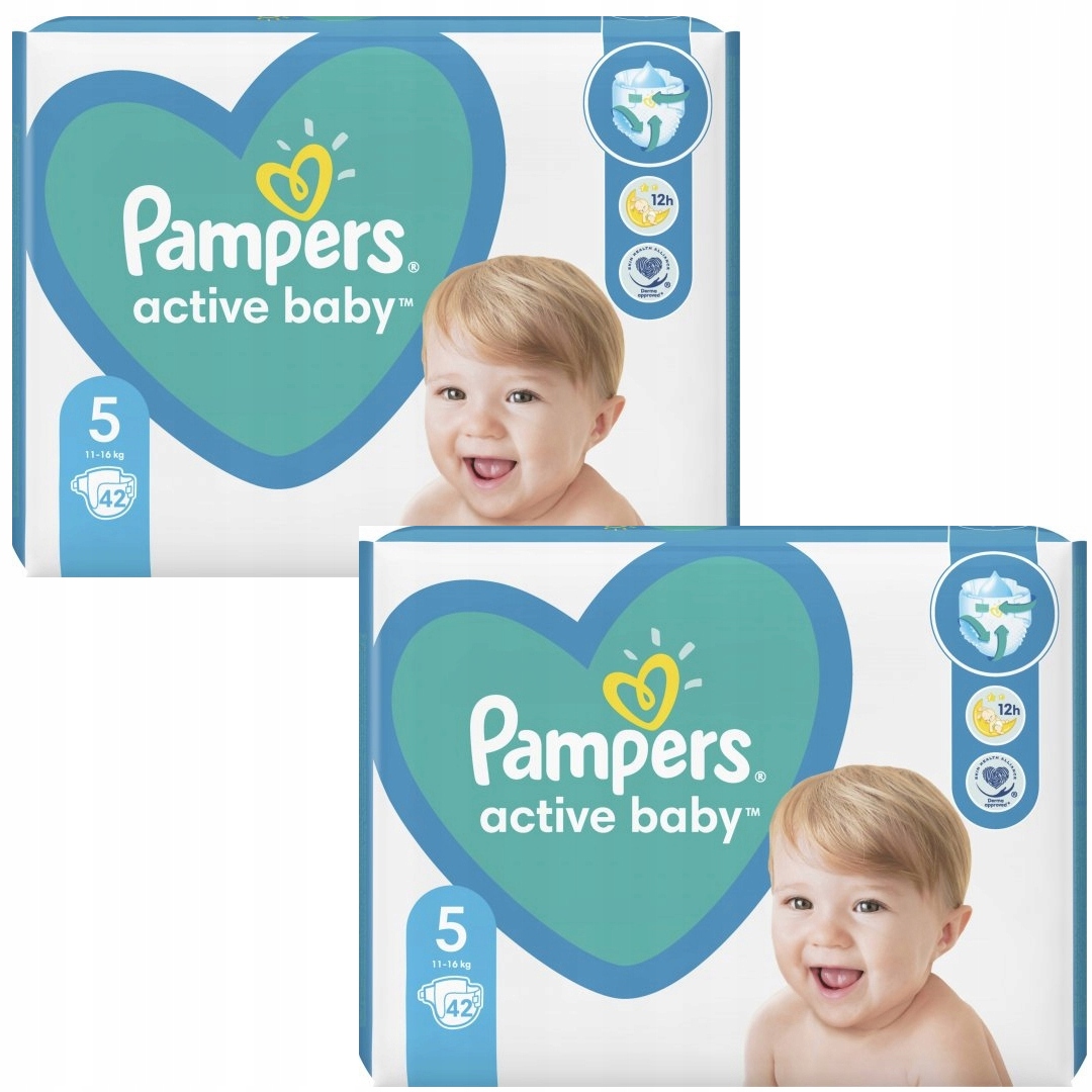 pampers active baby-dry pieluchy nr 5