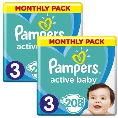 pampers active baby midi ceneo