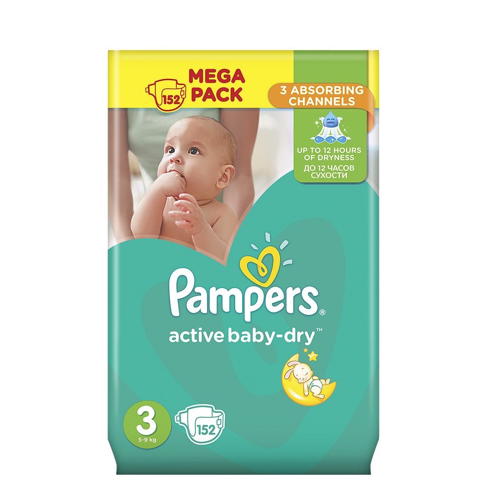 pampers active baby midi mega pack