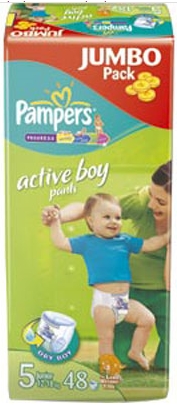 pampers active boy pants