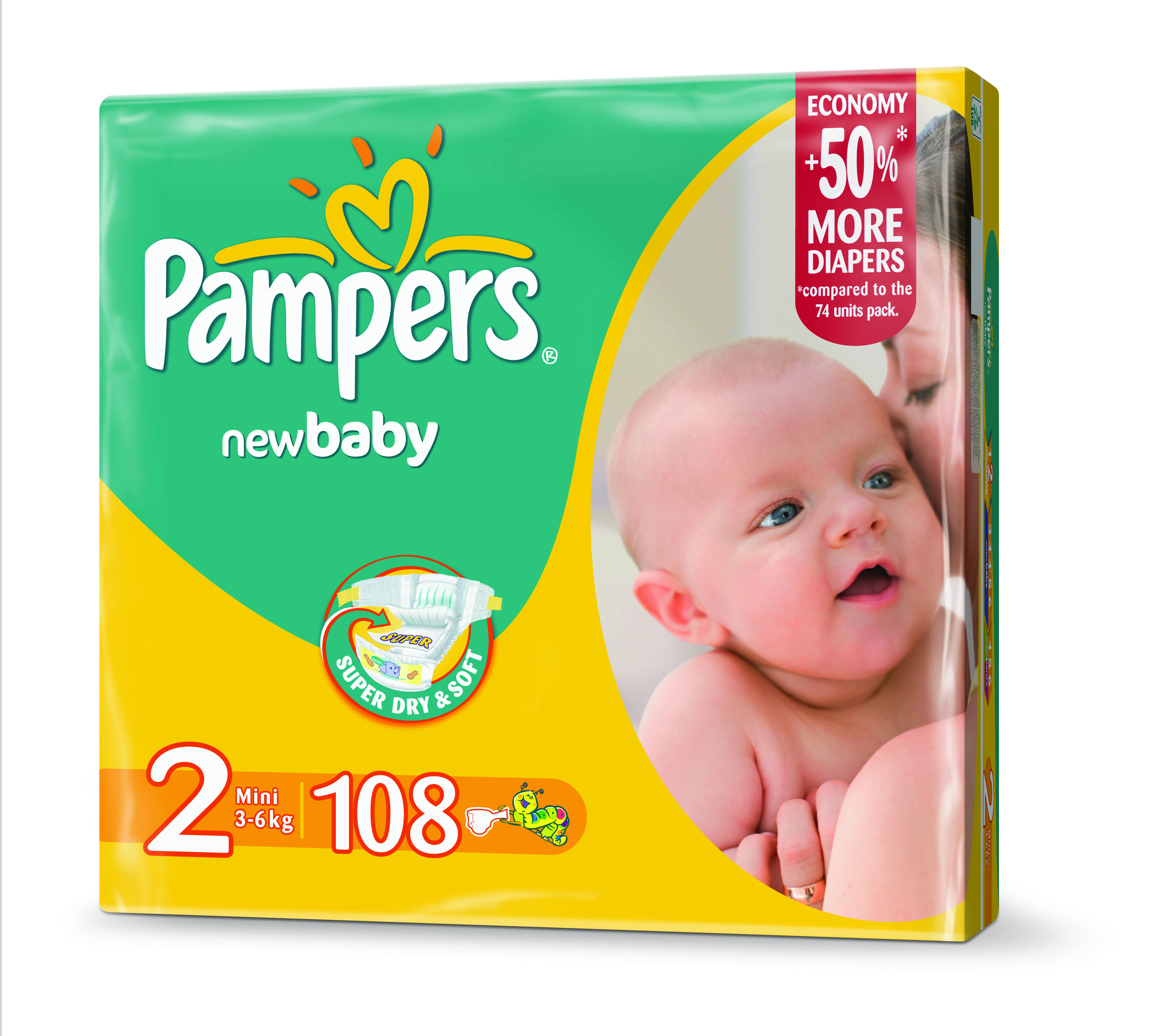 pampers active new baby 2 mini