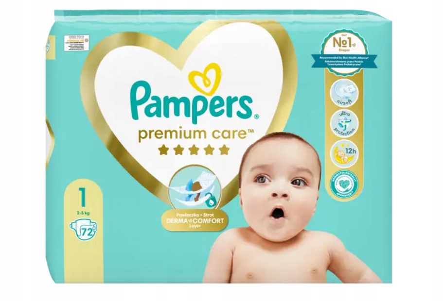 pampers allegro od 2 do 5kg cena